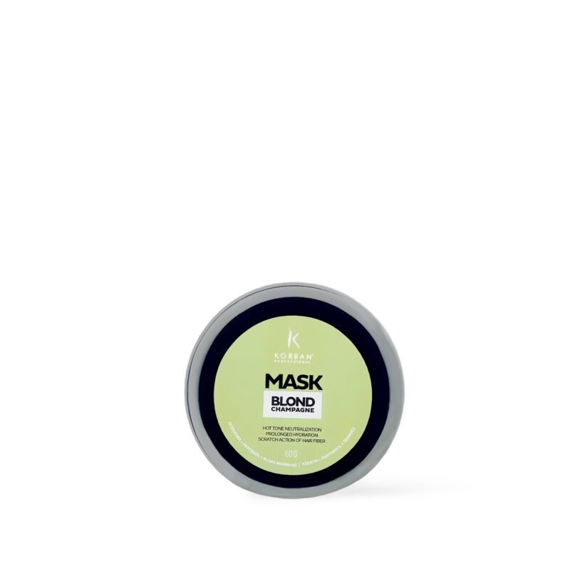 KORBAN Mask Blond Champagne - tonuojanti kaukė šviesiems plaukams 60 g / 250 g - Image 2