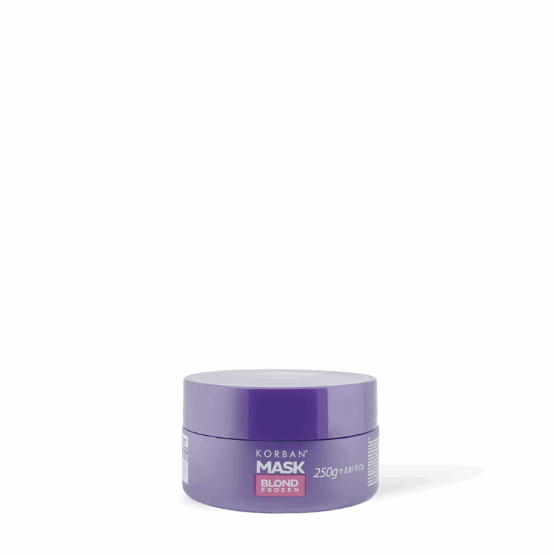 KORBAN Mask Blond Frozen - tonuojanti violetinė kaukė šviesiems plaukams 20 g / 60 g / 250 g