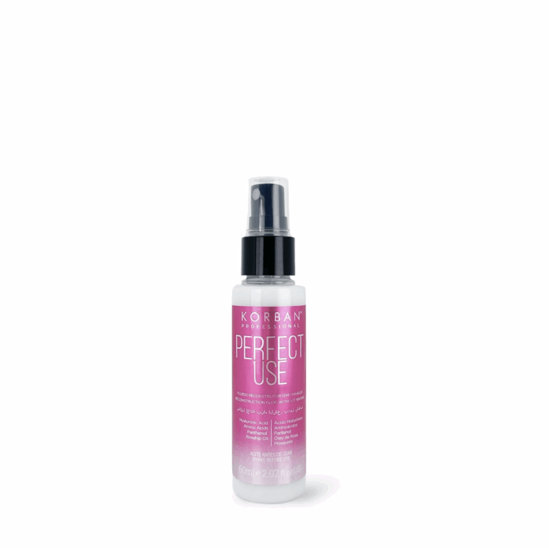 KORBAN Perfect Use Reconstruction Fluid - atstatomasis plaukų fluidas 60 ml / 250ml - Image 2