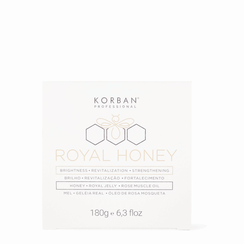 KORBAN Royal Honey Hair Mask atkūriamoji plaukų kaukė 180 g / 450 g