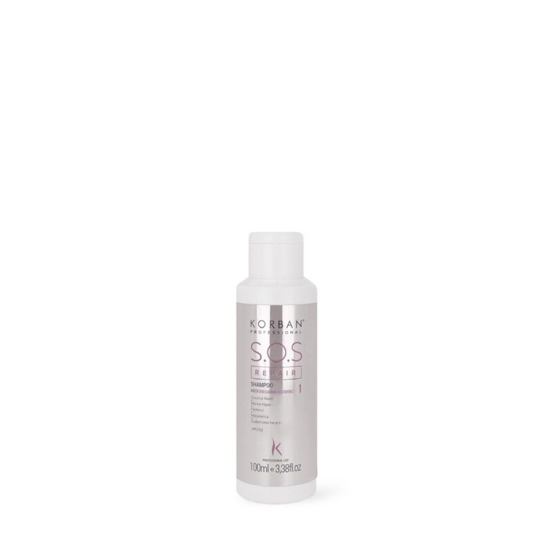 KORBAN SOS Repair Shampoo - gydomasis plaukų šampūnas 100 ml / 250 ml / 480 ml (Nr. 1) - Image 3