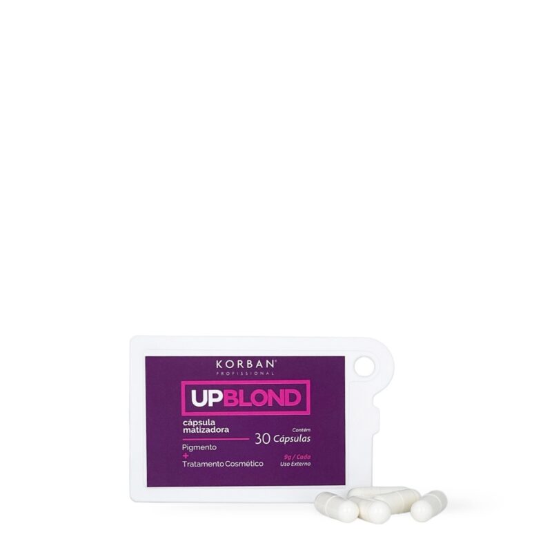 KORBAN Up Blond Capsules - tonuojančios kapsulės šviesiems plaukams 6 vnt. / 30 vnt.